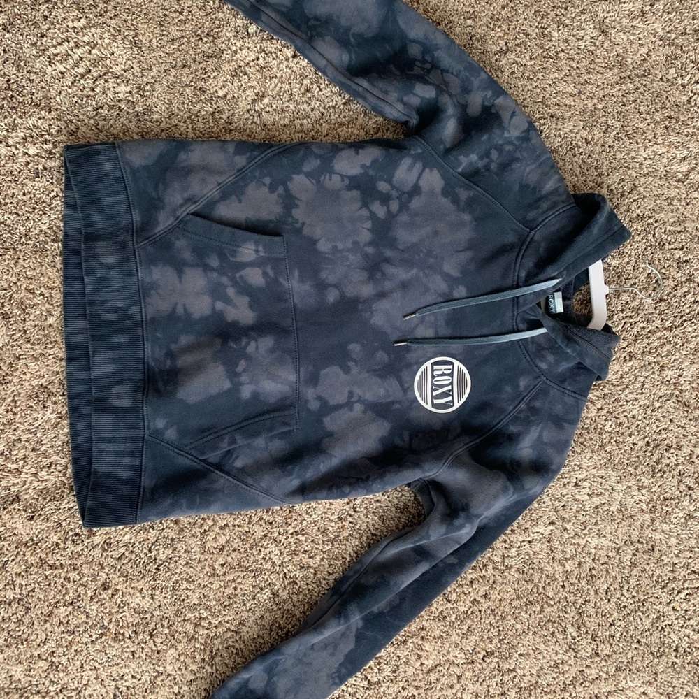 Roxy dark blue tie-dye Hoodie